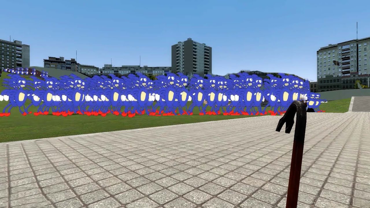 Too Much Sanic Nextbots in Garry's Mod