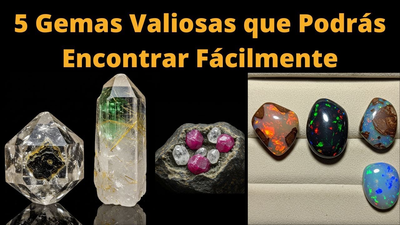 5 Gemas Valiosas que Podrás Encontrar Fácilmente en los ríos, el suelo y tu finca