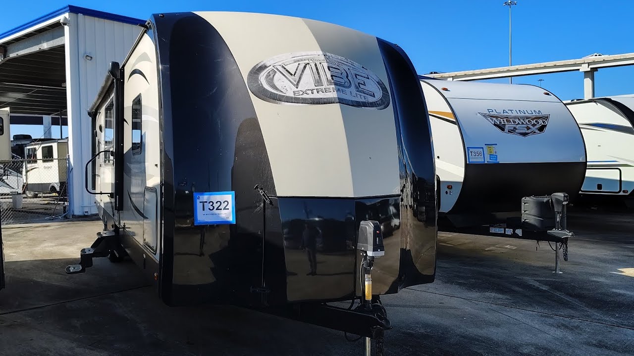 T322 - 34' 2015 Forest River Vibe Extreme Lite 268RKS w/Slide
