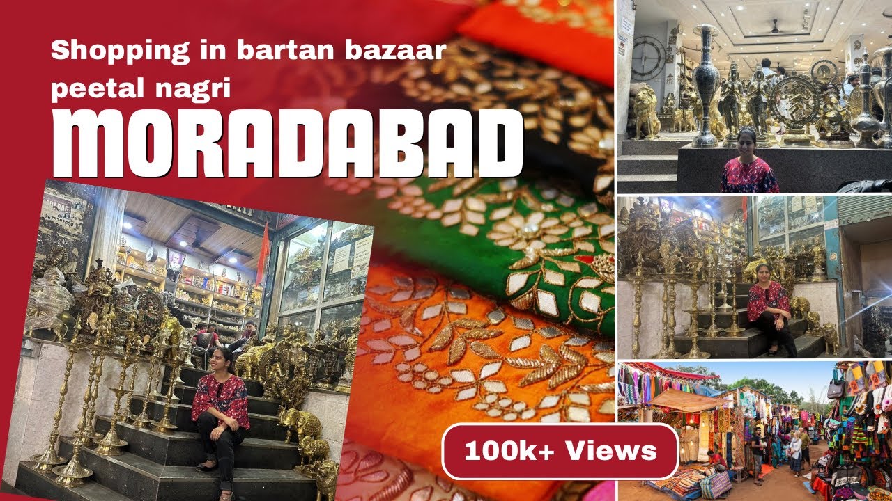 Hidden Gems of Moradabad | Bartan Bazaar, Brass Handicrafts, Street Food & Culture #moradabad #brass