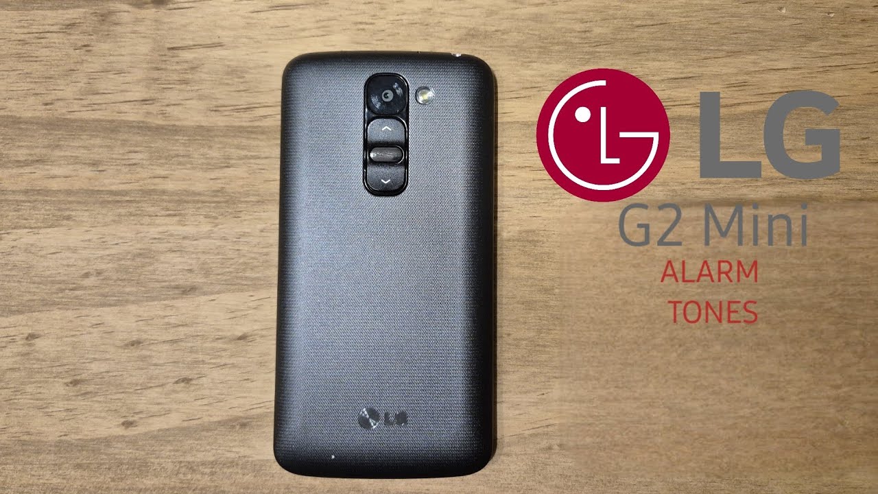 LG G2 Mini alarm tones