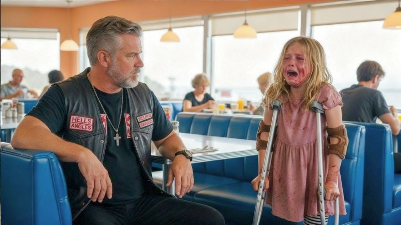 Everyone Rejected the Crippled Girl — Until She Sat Beside a Hell’s Angels Biker