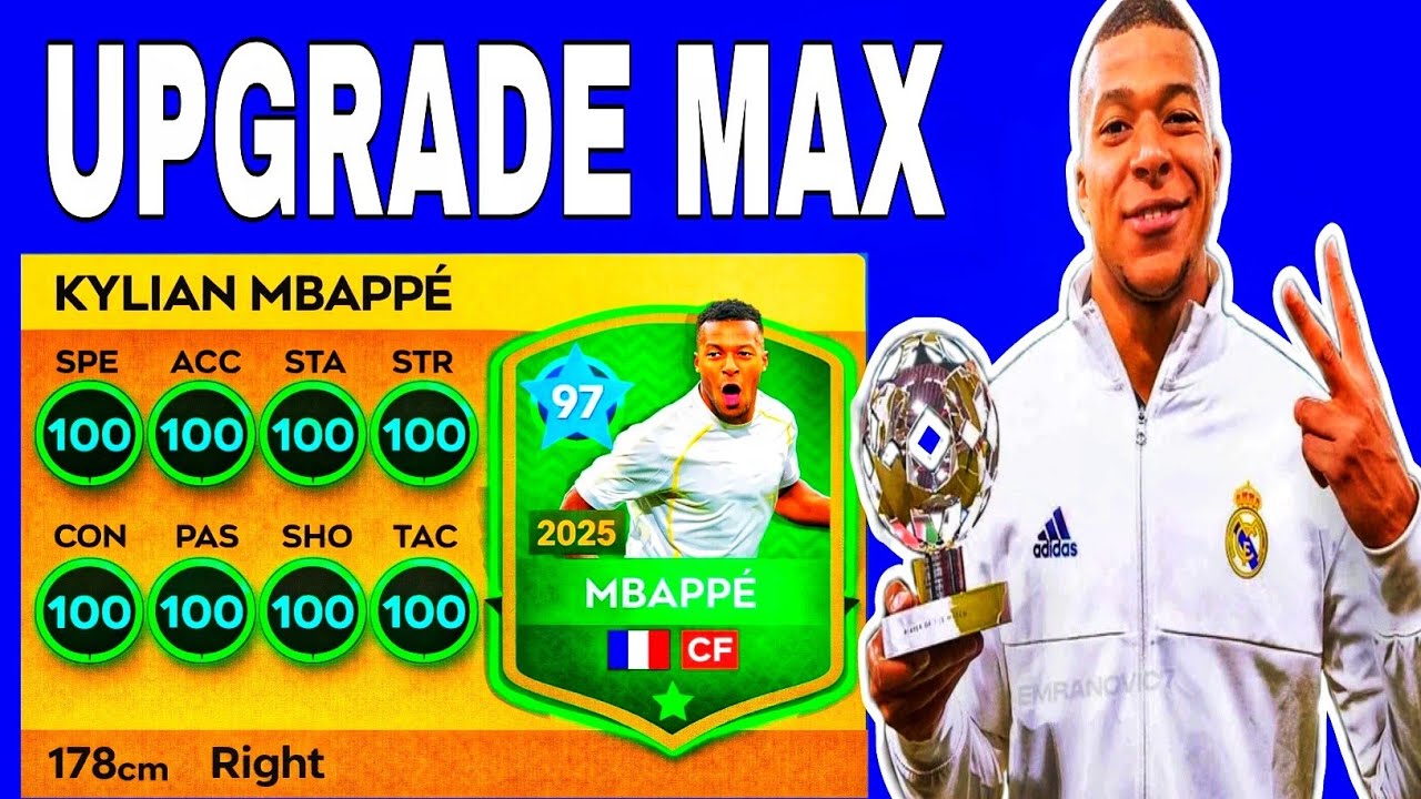 DLS 26 ⭐ UPGRADE MAX KYLIAN MBAPP&Eacute; 💥 (Team Of 2025 )Dream League Soccer 2026