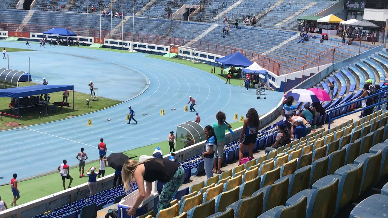 Final De relevó 4*400 En los Juego Centroamericano De Atletismo en El Salvador