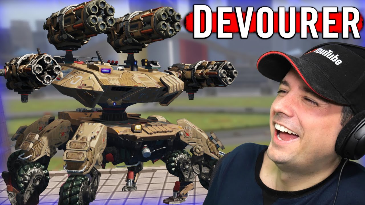 War Robots новый Spider Titan: DEVOURER геймплей