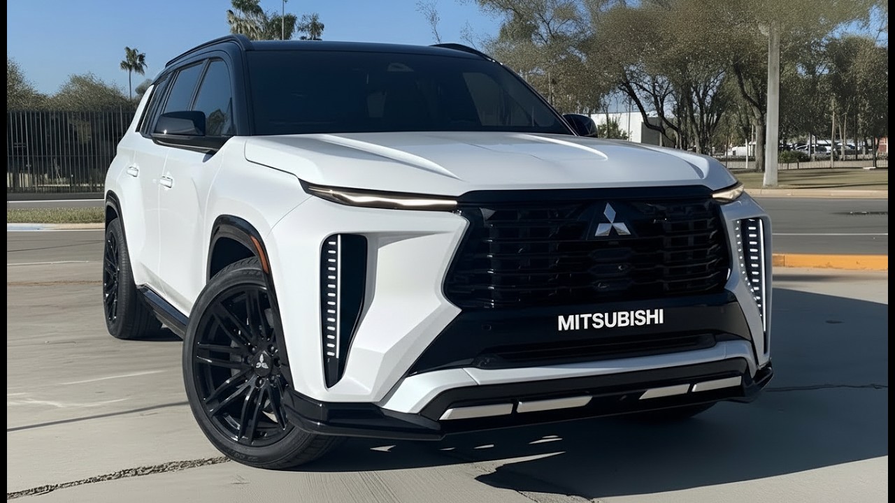Mitsubishi Pajero 2026 года возвращается! 😱 Большой 7-местный внедорожник с мощным двигателем – и...