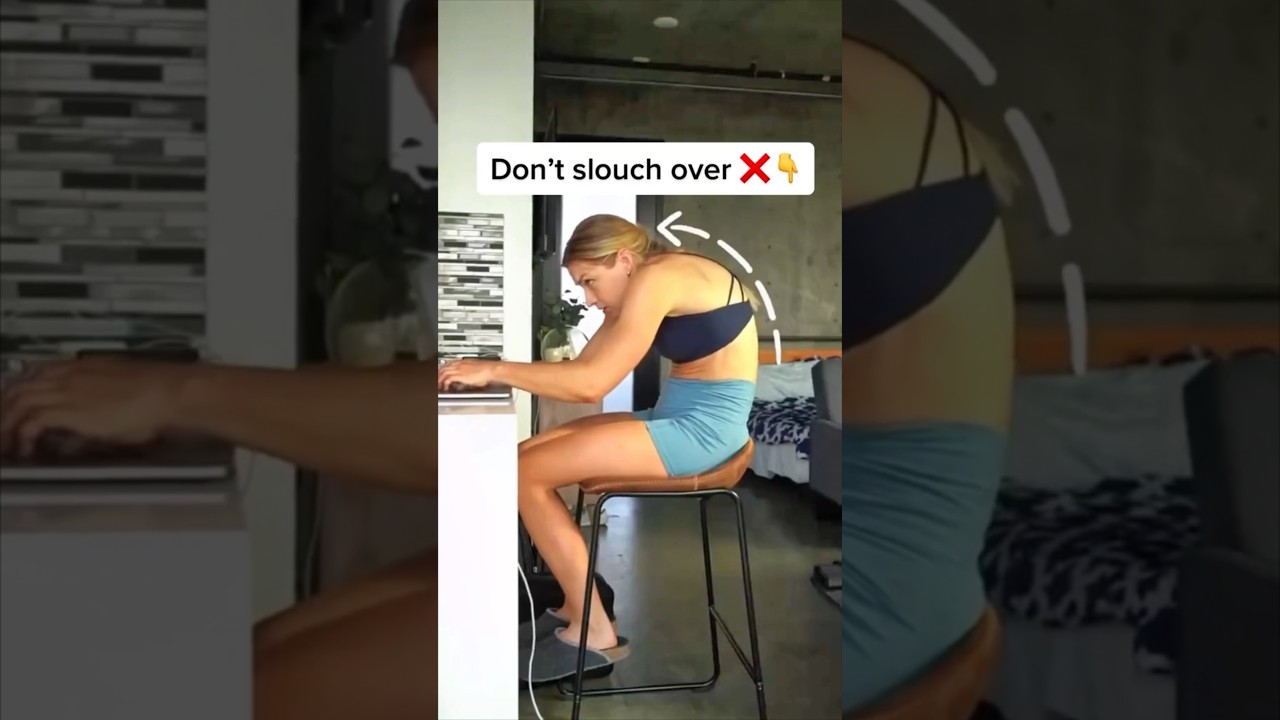 (MUST DO) If you are Sitting ￼all Day! #posturecorrection