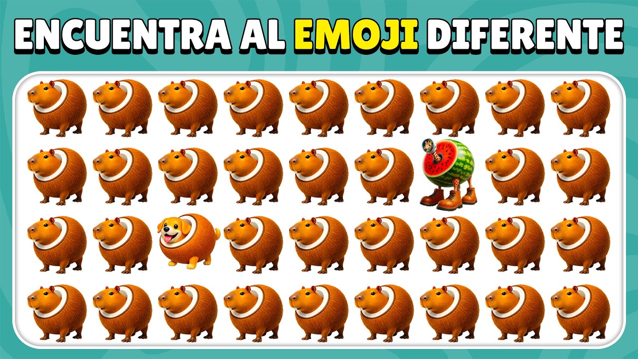Encuentra el Emoji Diferente - Edición Brainrot Italiano 🤯 | Tung Tung Sahur, Ballerina Cappuccina