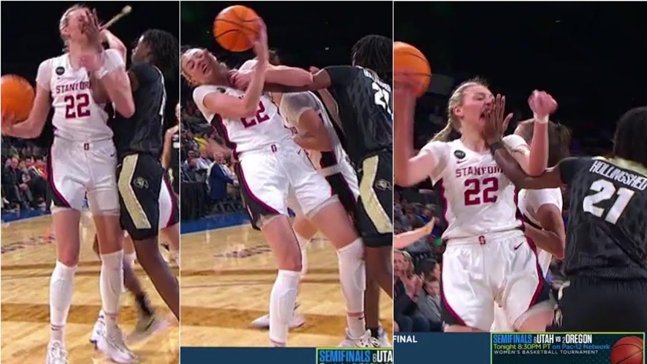 Hollingshed FACEPALMS Brink, So She FIRES The Ball At Her! | #2 Stanford vs Colorado, Pac-12 Tourney