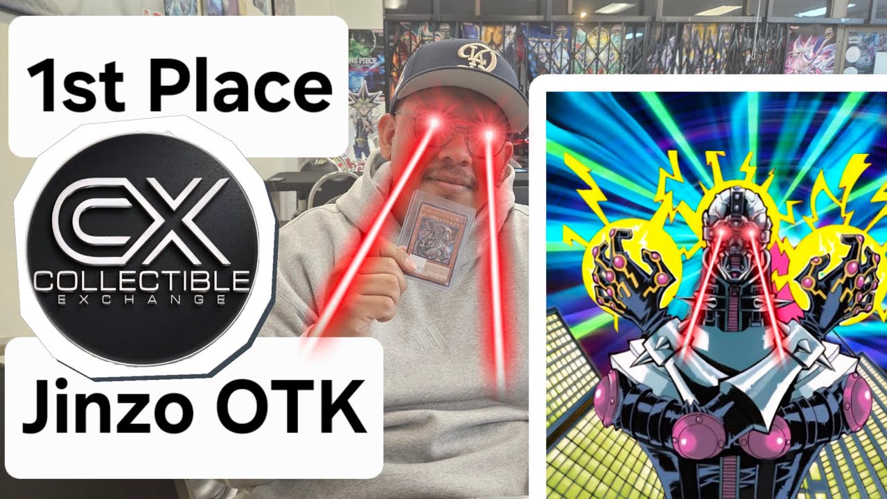 Edison Format 1ST-PLACE Jinzo OTK UTR Dark Armed Dragon 64-man tournament @CollectibleExchange