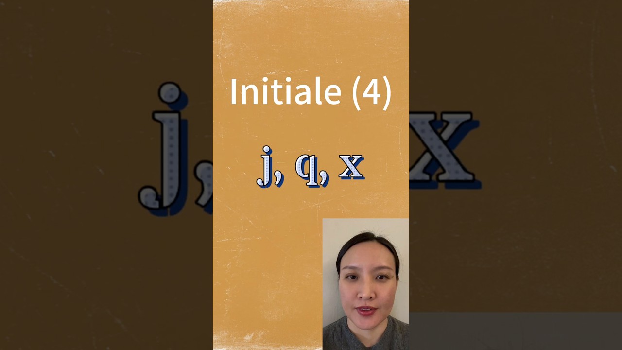Pinyin_Initiale 4_ j, q, x  #apprendrelechinois #chinoisfacile #hsk #mandarin #mandarinfacile
