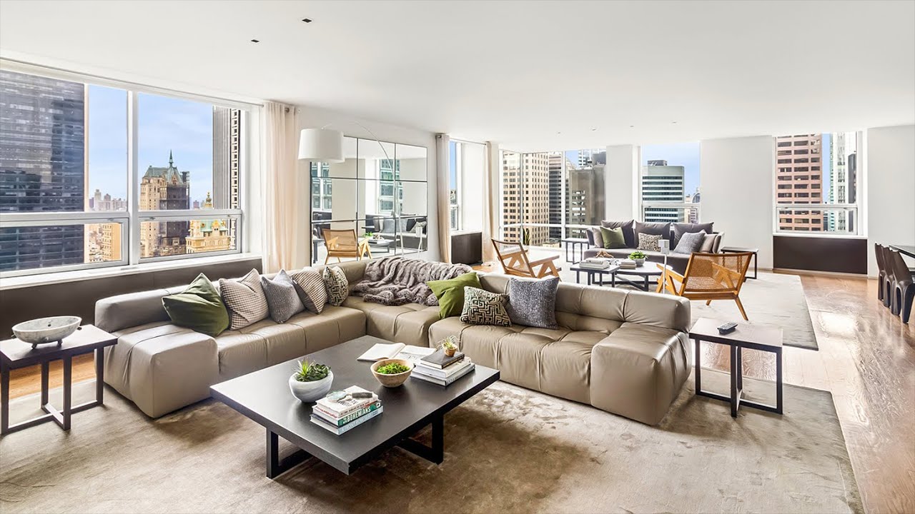 ЭКСКУРСИЯ ПО ШЕДЕВРУ. Квартира над музеем современного искусства | 15 West 53rd Street, кв. 36AEF...