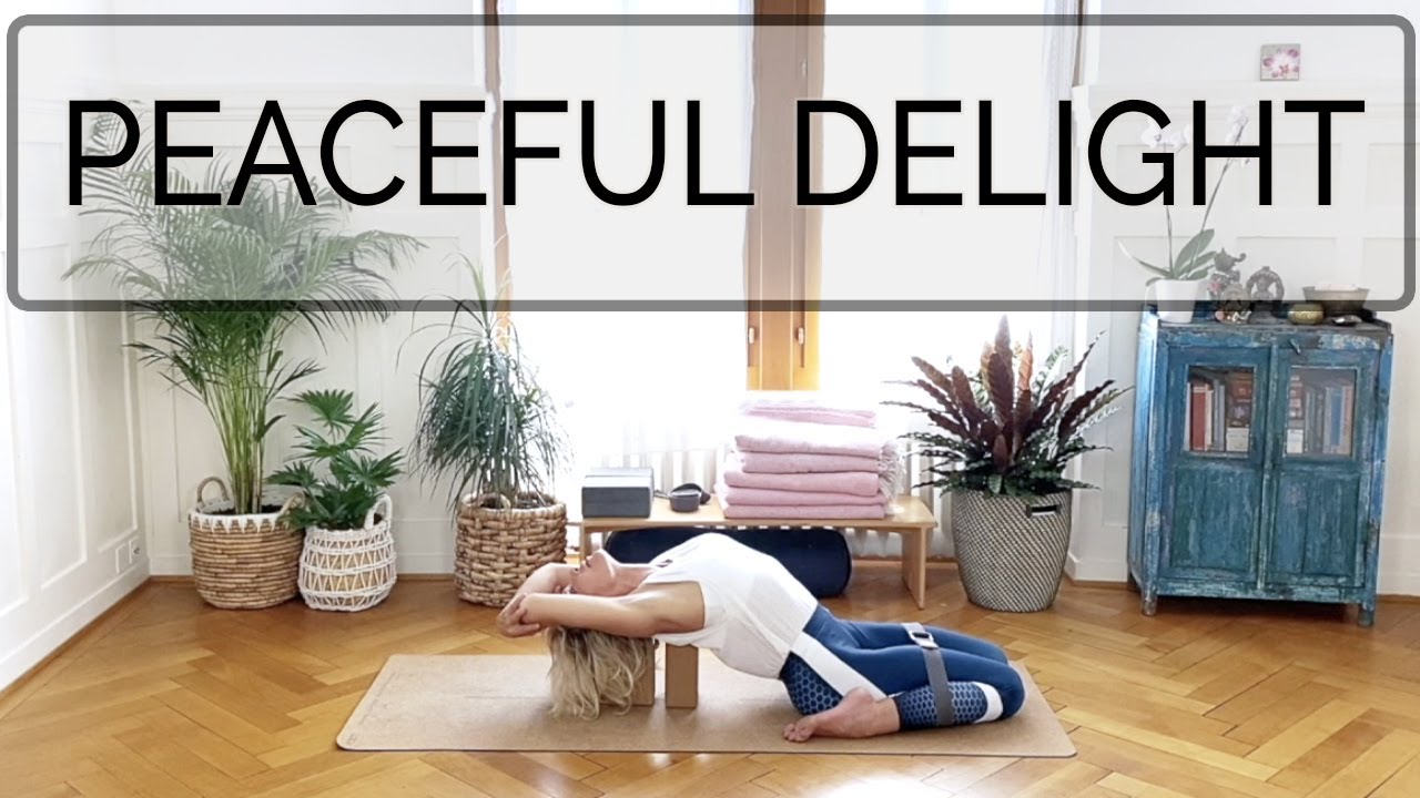 Peaceful Delight | Hips and Groins and Leg Stretches | Int. and Adv. |  80 min | Cat de Rham | OYT