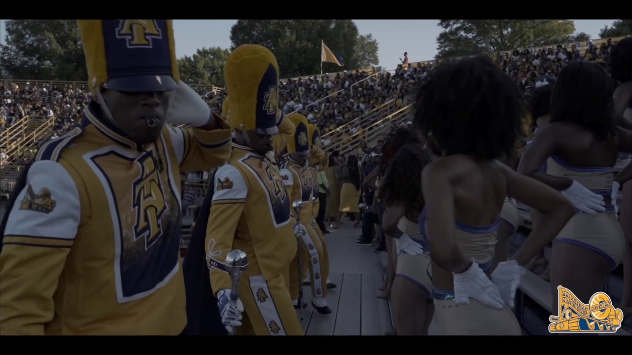 NCAT Marching Into Stands 2019