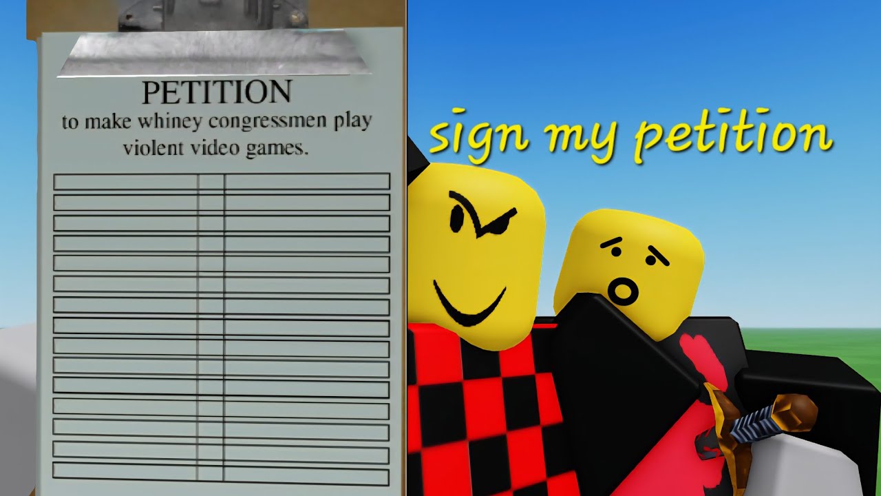 Asking people to sign my petition as Devesto