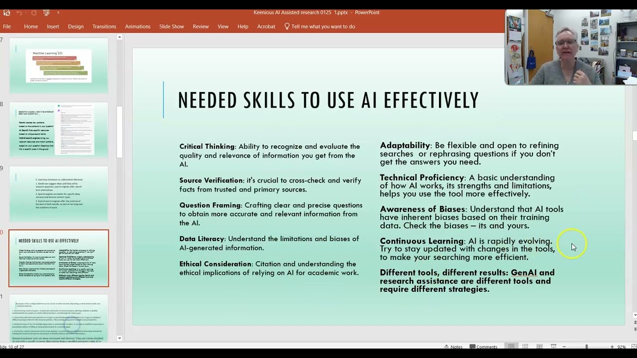 Keenious AI Assisted Research resources for faculty