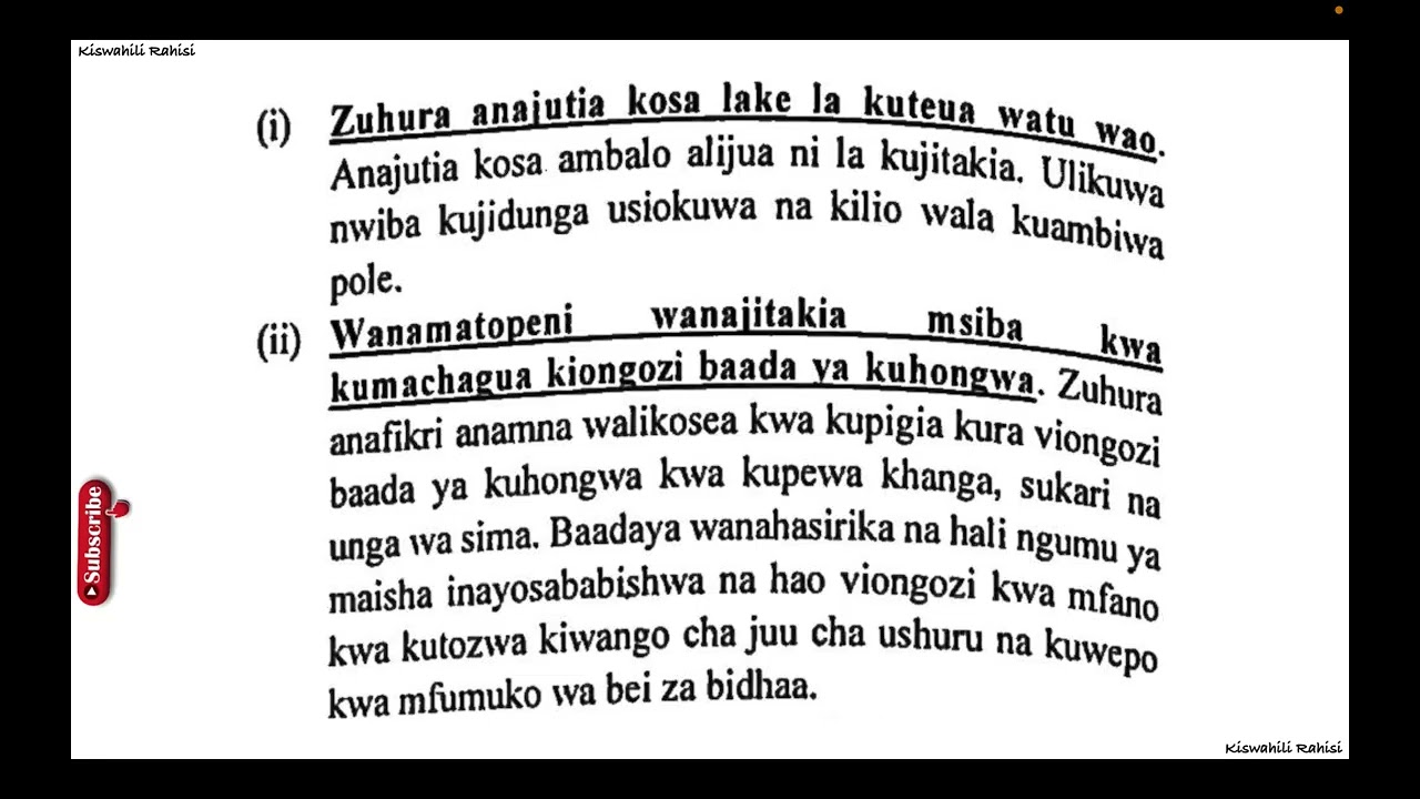 Dondoo msiba wa kujitakia | maswali na majibu ya mapambazuko ya machweo  | msiba wa kujitakia