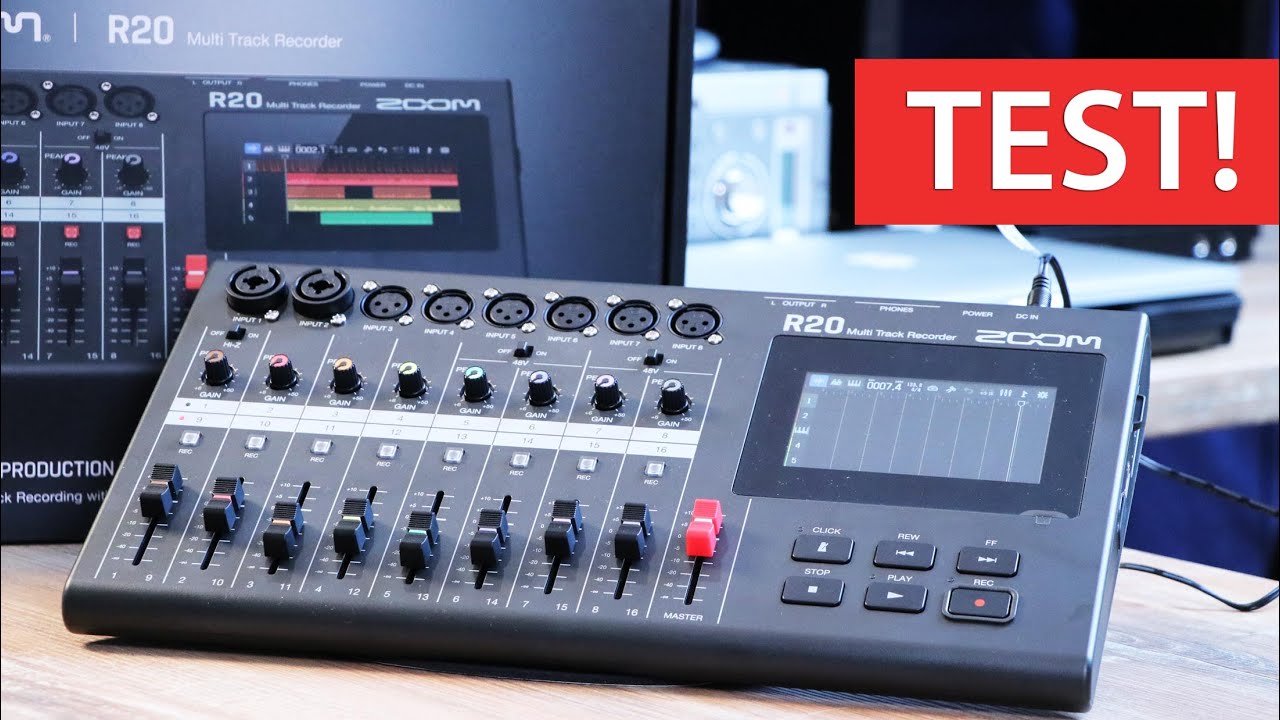 Zoom R20 Multi-Track Recorder [TEST+RECENZJA]