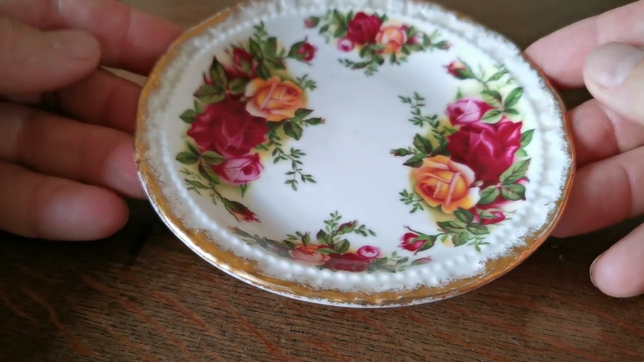 Royal Albert Old Country Roses China Small Round Trinket Dish