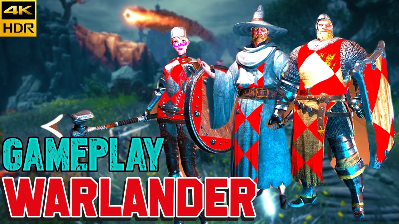 WARLANDER - Gameplay Walkthrough [4K HDR] (Free to Play New Medieval Multiplayer Battle Game)