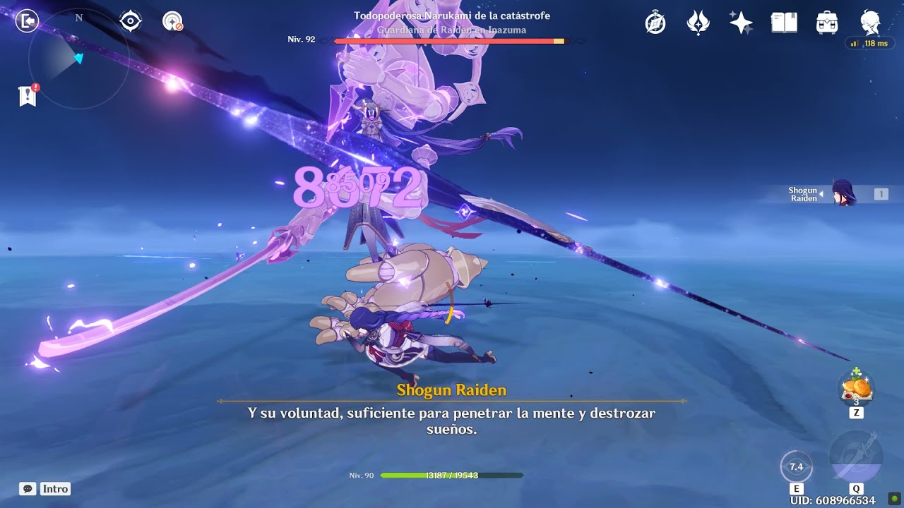 Ei vs Raiden Shogun Boss Fight - GENSHIN IMPACT