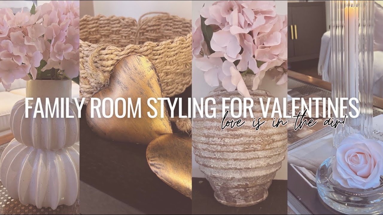Family Room Refresh for Valentine’s Day & Early Spring | Cozy Neutral Decor