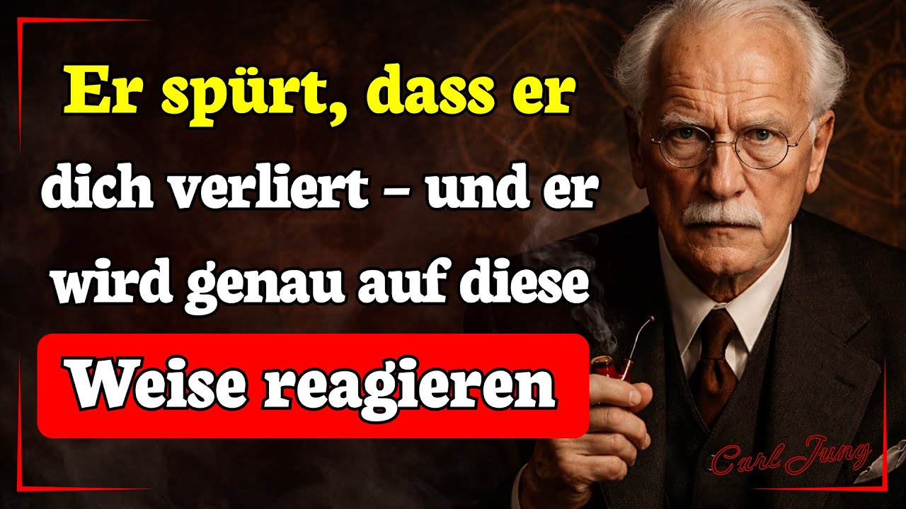 Diese Person spürt, dass sie dich verliert. Sie wird etwas Unerwartetes tun | Carl Jung