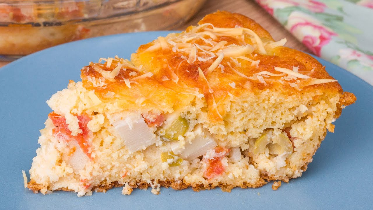 TORTA DE PALMITO COM REQUEIJÃO MASSA DE IOGURTE FOFINHA | Cook'n Enjoy 1231