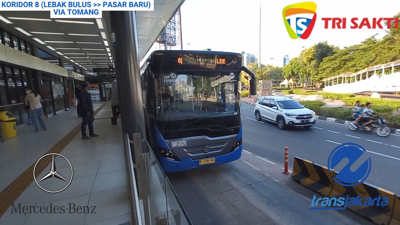 🔵[TRIP] TransJakarta MB OH-1626L AT Trisakti Transliner 2 (BMP-220279) (KEBAYORAN - GROGOL)