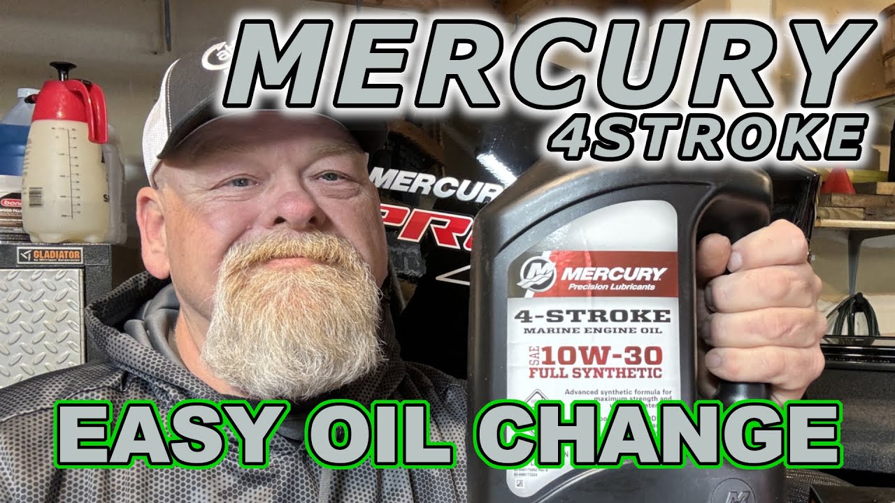 Mercury 4 Stroke Oil Change On Engines 175hp And Up!