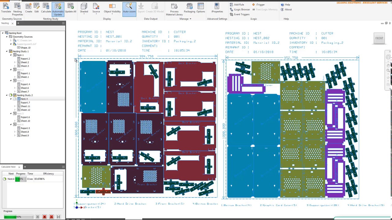 Inventor 2018.3 & Nesting for Sheet Metal