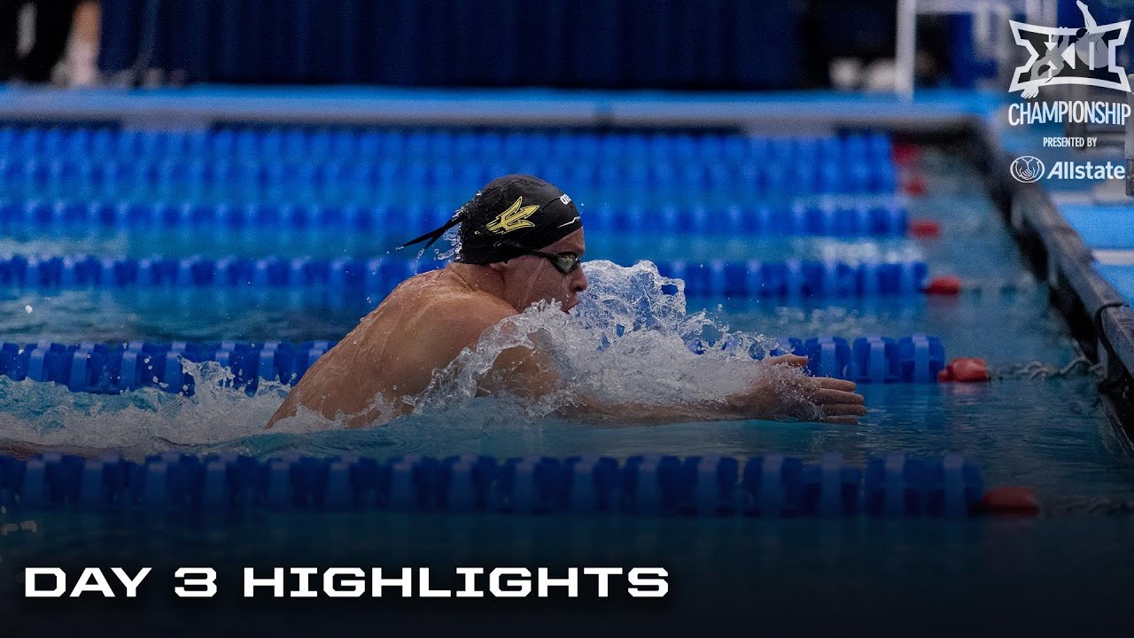 2026 Big 12 Swimming & Diving Championship presented by Allstate - Day 3 Highlights