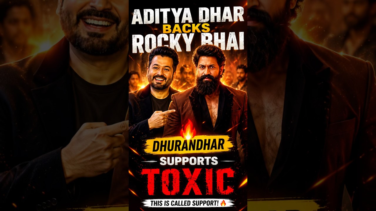 Aditya dhar support Rocky bhai #adityadhar #yash #toxicmovie #bollywood #bollywoodnews