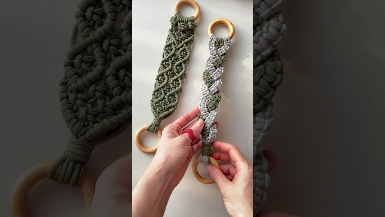Towel Holder #macrame #diymacrame #homedecor