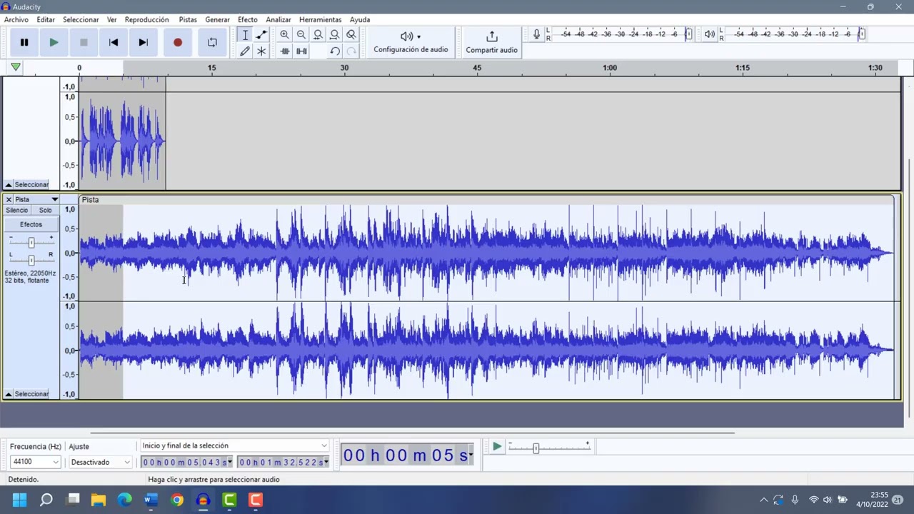 5. Crear una composición en Audacity