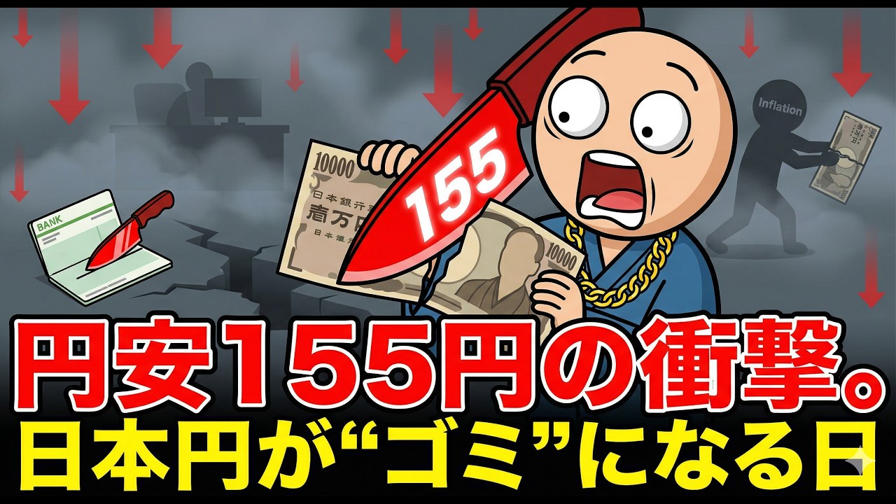 富裕層だけが知る「円安155円時代」の資産防衛：外貨を持たない人が静かに損する理由
