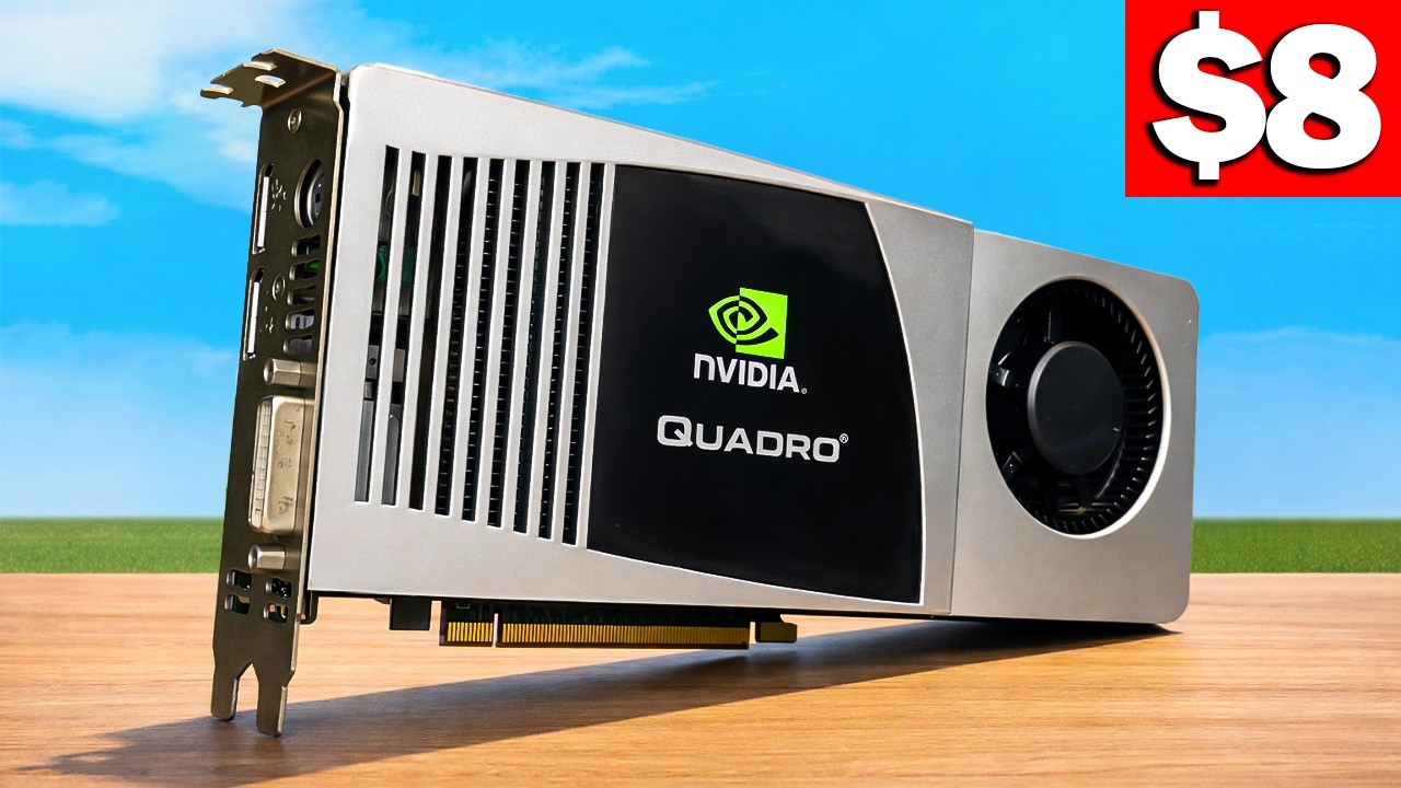 Я попробовал поиграть на видеокарте NVIDIA за 2000 долларов, выпущенной в 2008 году!