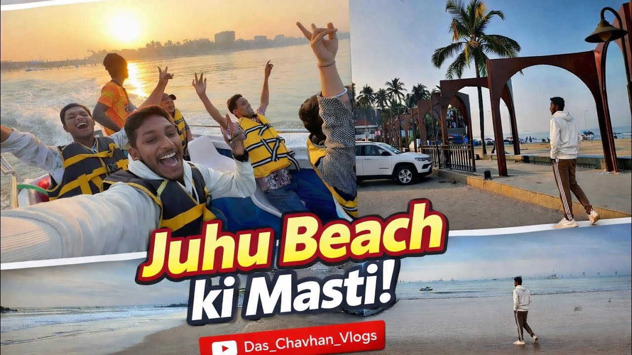 Juhu beach pe ye kya kar diya hamne 🏖️👀