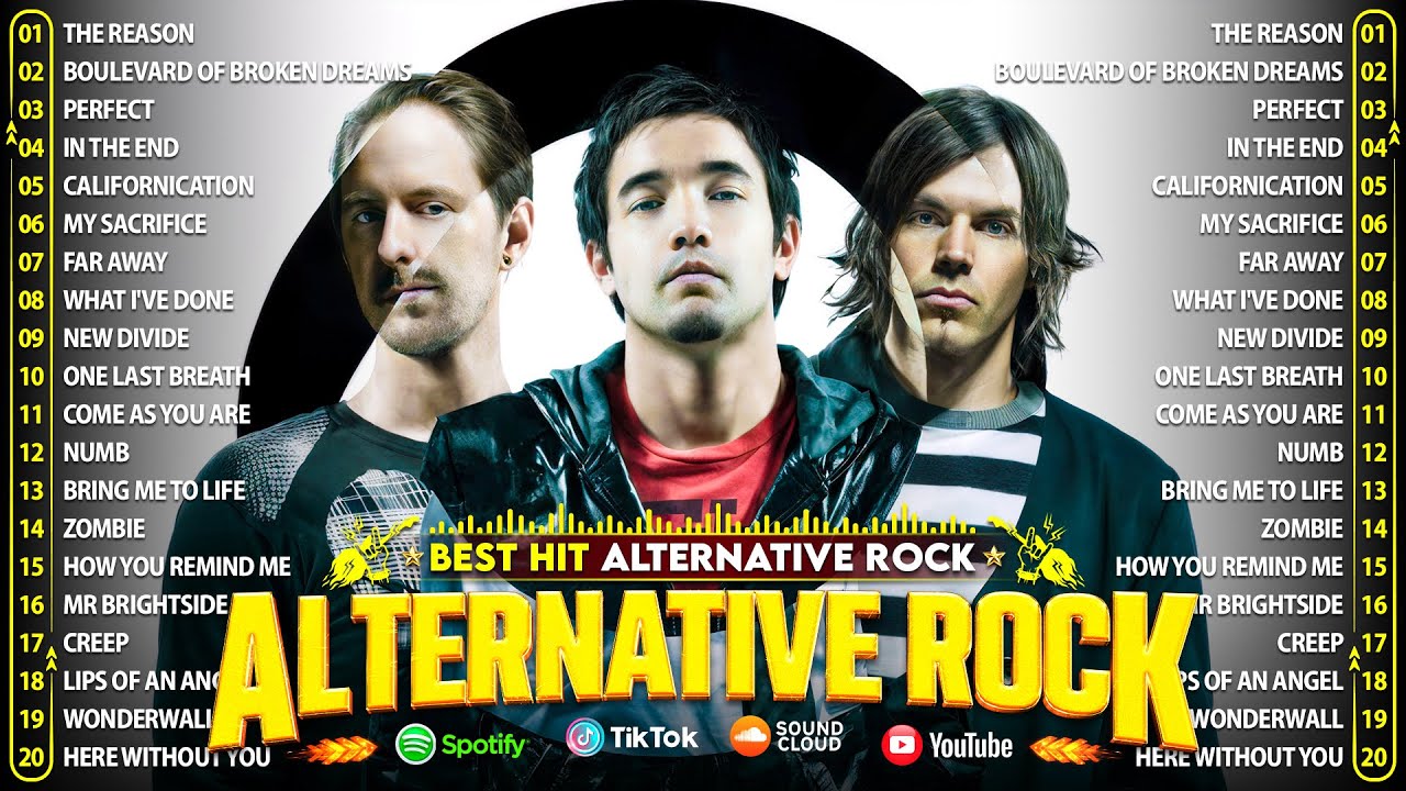 Hoobastank, Keane, Oasis, Coldplay, Audioslave, 3 Doors Down | Best Alternative Rock Songs 2000s