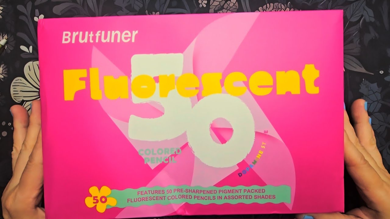 Temu Find | Brutfuner Fluorescent Colored Pencils | Unbox & Swatch