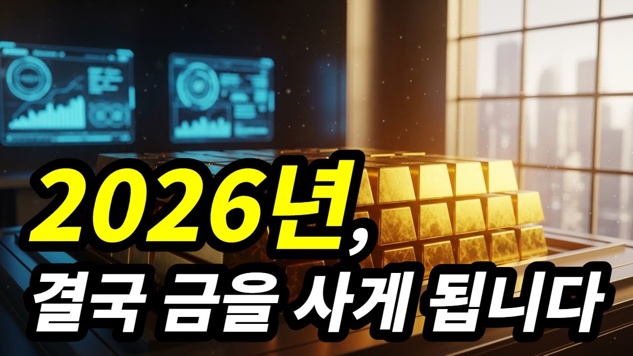 금값 1만 달러, 2026년 당신이 결국 금을 사게 되는 충격적인 이유 (부자들은 왜 지금 금을 쓸어 담는가?)