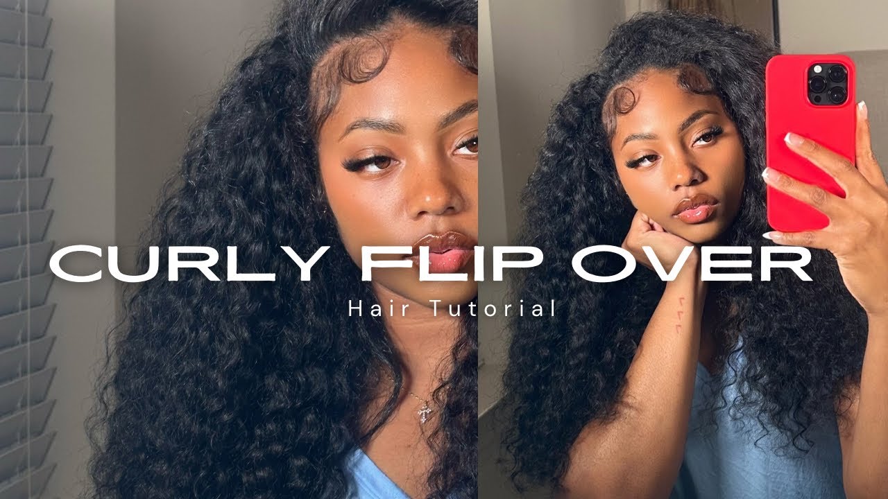 HOW TO: Curly Flip Over Quickweave + DIY Protective Style