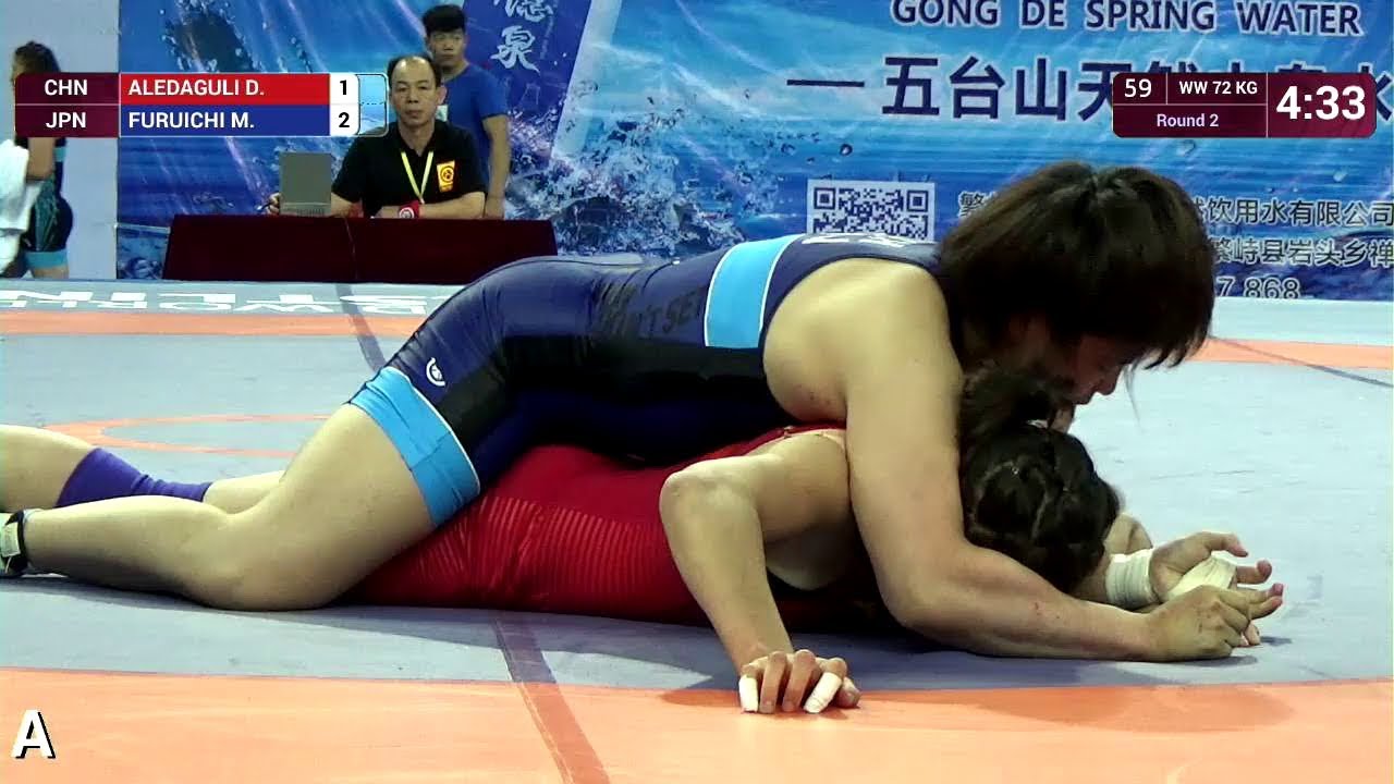 Round 2 WW - 72 kg: D. ALEDAGULI (CHN) v. M. FURUICHI (JPN)