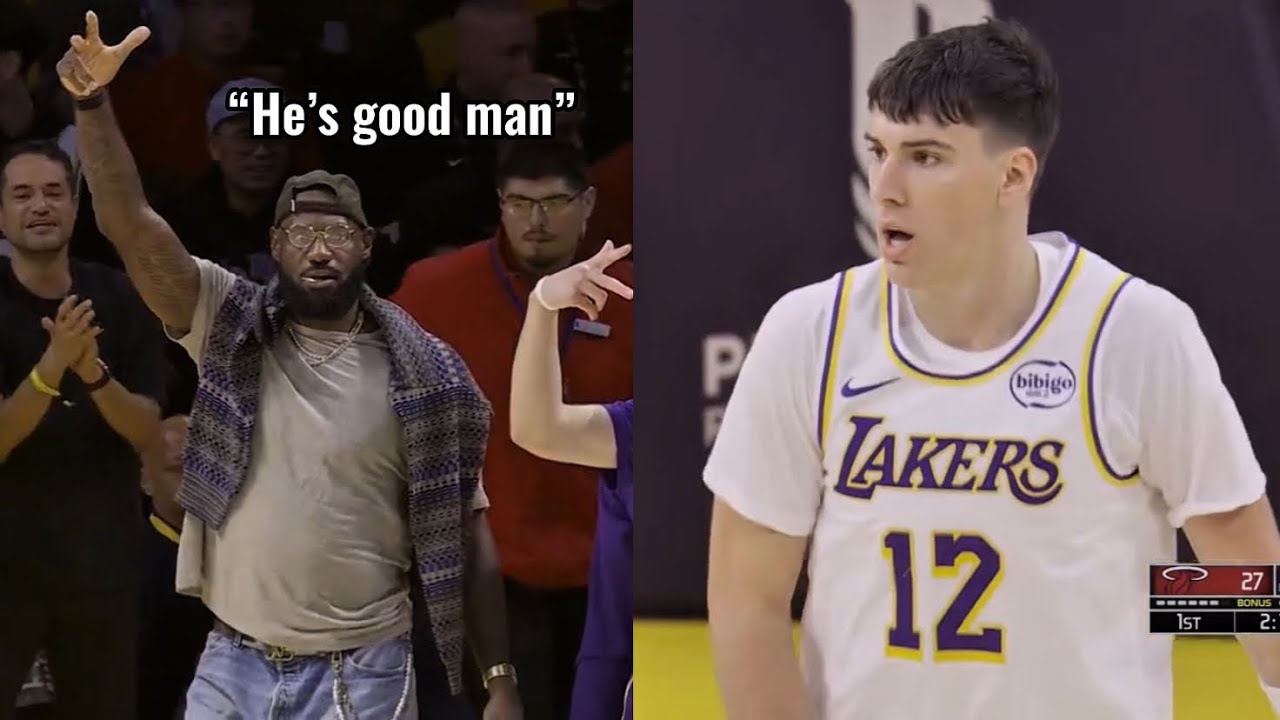 LeBron James Was STUNNED After Jake LaRavia Did This 😤
