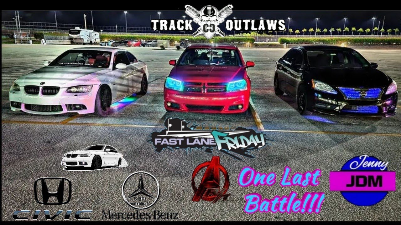 C 300 Mercedes vs Dodge Avenger Fastlanes Friday Drag racing