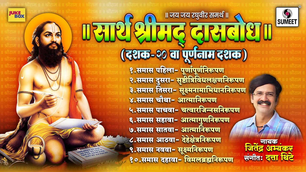 सार्थ श्रीमद् दासबोध - पूर्णनाम दशक- 20 | Sarth Shrimad Dasbodh 20 - Poornanam Dashak | सार्थ पठण