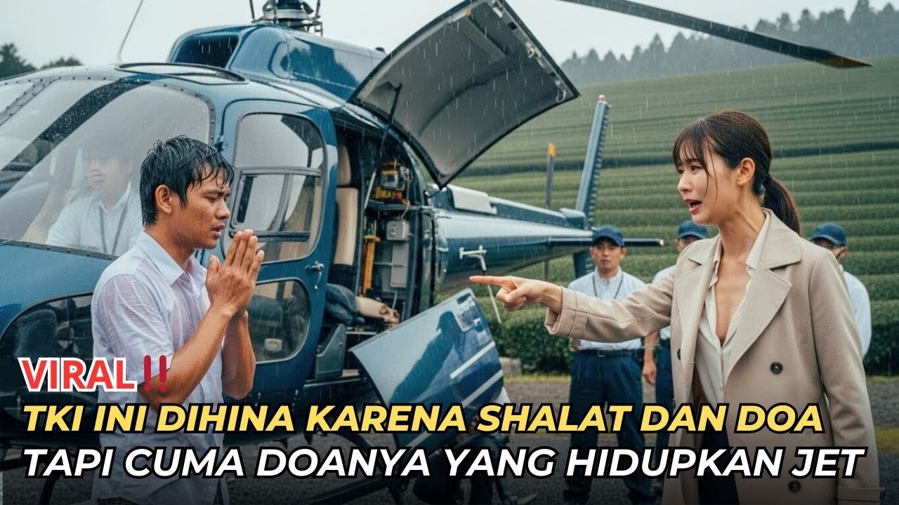 TKI Ini Dihina Karena Shalat&hellip; Tapi Saat Helikopter Bos Jepang Mati Total, Doanya Bikin Semua nangis!
