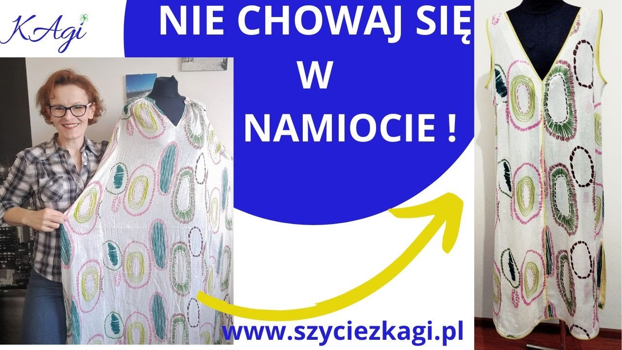 Jak przerobić sukienkę oversize? Jak dopasować za dużą sukienkę. ZMIENJSZANIE SUKIENKI