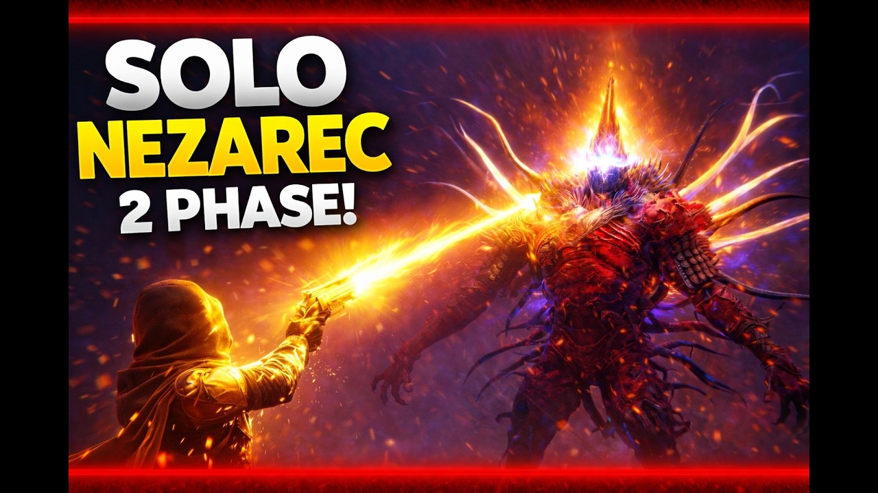 Solo Nezarec 2 phase on Hunter- witness loadout-renegades