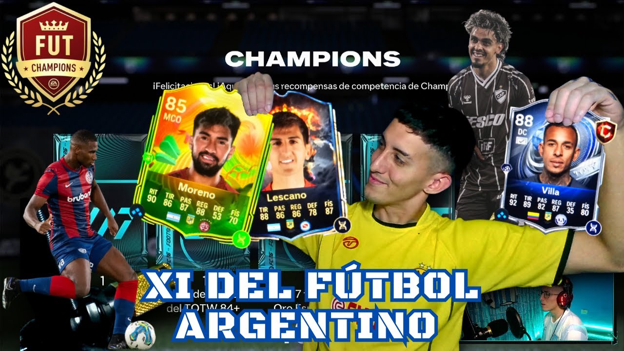 JUEGO FUT CHAMPIONS CON UN XI 100% LIGA ARGENTINA Y...
